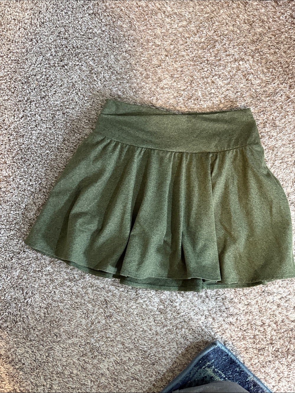 Old Navy Olive Green Flared Skort